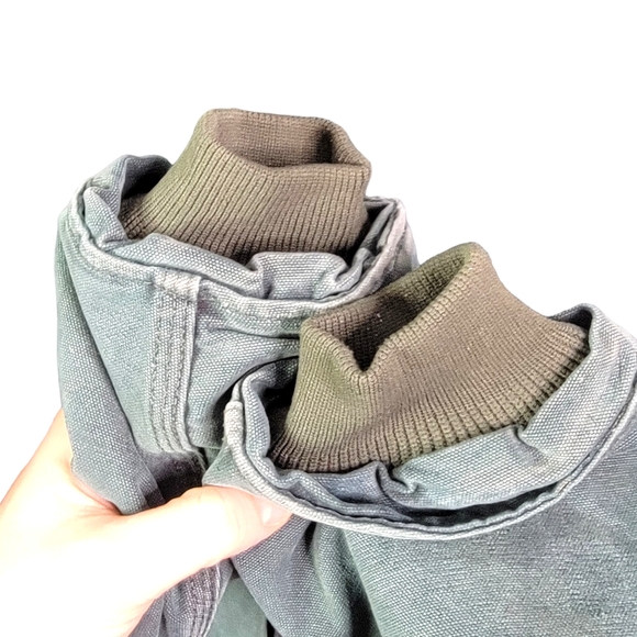 Carhartt C08HTG Vintage Union USA Santa Fe Ranch Corduroy Collar Green Coat L - Picture 8 of 16